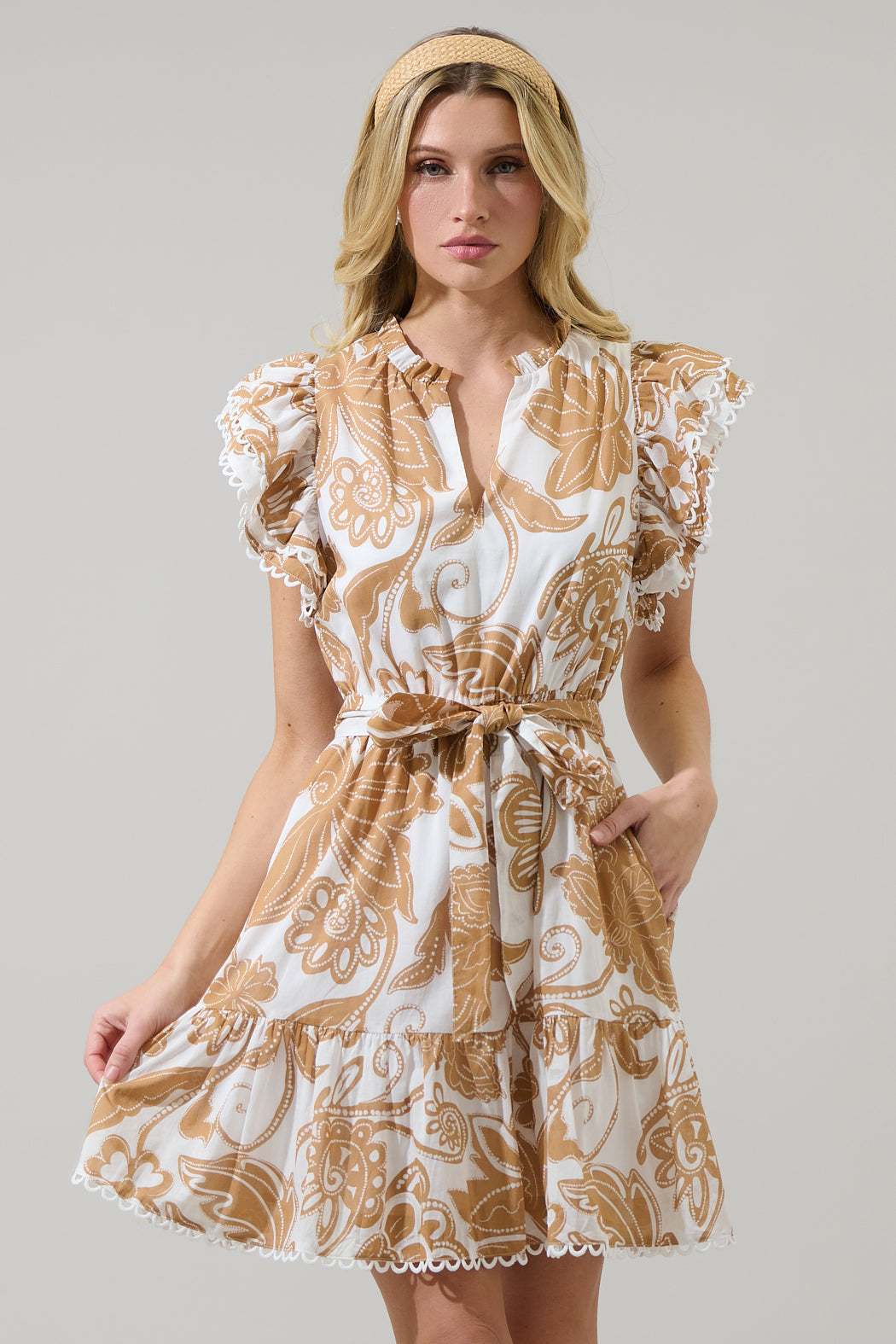 nadya ruffled mini dress Edikted Women's Nadya Ruffled Mini Dress