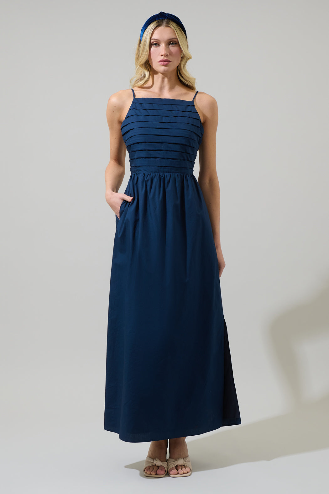 Joyce Pleated Maxi Dress Sugarlips Joyce Pleated Maxi Dress Sugarlips