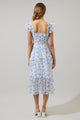 Wren Floral Bayshore Smocked Midi Dress