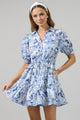 Francine Toile Stacie Button Down Mini Dress