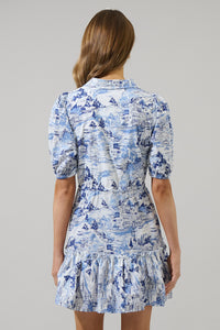 Francine Toile Stacie Button Down Mini Dress