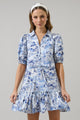 Francine Toile Stacie Button Down Mini Dress