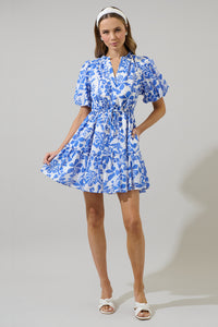 Shia Floral Noella Shift Mini Dress