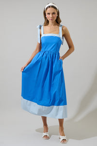 Deltona Color Block Midi Dress