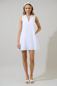 Lexya Collared Shift Mini Dress