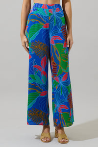 Malton Tropical Elena Floral Wide Leg Pants