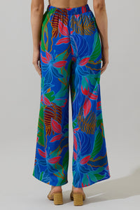 Malton Tropical Elena Floral Wide Leg Pants