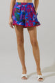 Mela Tropics Evel Ruffle Shorts