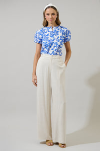 Shia Floral Avy Button Down Top