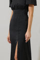 Inari Polka Dot Bloom Midi Dress