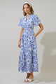 Arbor Tile Belraj Poplin Maxi Dress