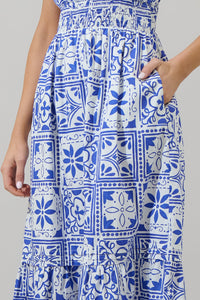 Arbor Tile Belraj Poplin Maxi Dress