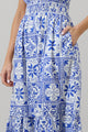 Arbor Tile Belraj Poplin Maxi Dress