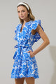 Magee Floral Ruffle Mini Dress