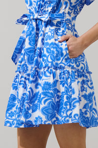 Magee Floral Ruffle Mini Dress