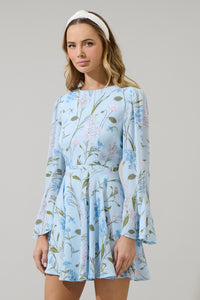 Leida Floral Yara Flare Mini Dress