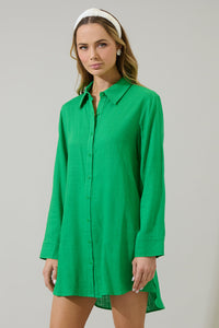 Kaira Button Down Shirt Dress