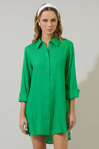 Kaira Button Down Shirt Dress