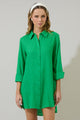 Kaira Button Down Shirt Dress