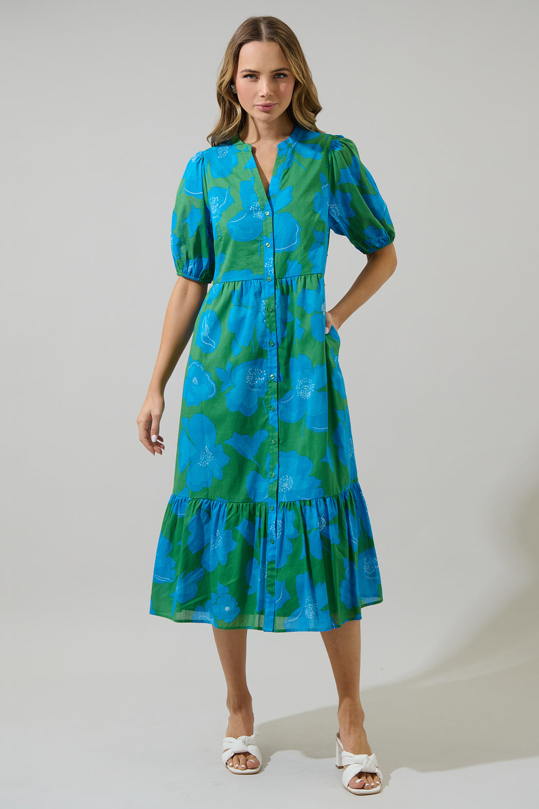 button down dresses midi In Your League Black Button Down Midi Dress Shop the Mint