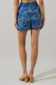 Ruya Floral Juny High Waist Mini Shorts