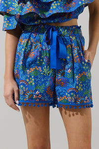 Ruya Floral Juny High Waist Mini Shorts