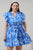 Magee Floral Ruffle Mini Dress Curve