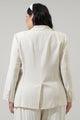 Candida Fitted Notch Lapel Blazer Curve