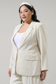 Candida Fitted Notch Lapel Blazer Curve