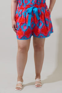 Devany Melia High Waisted Shorts Curve