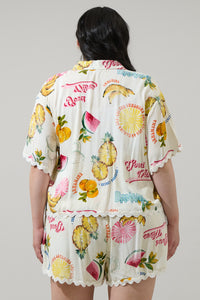 Zion Paradise Marnie Button Up Shirt Curve