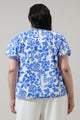 Shia Floral Avy Button Down Top Curve