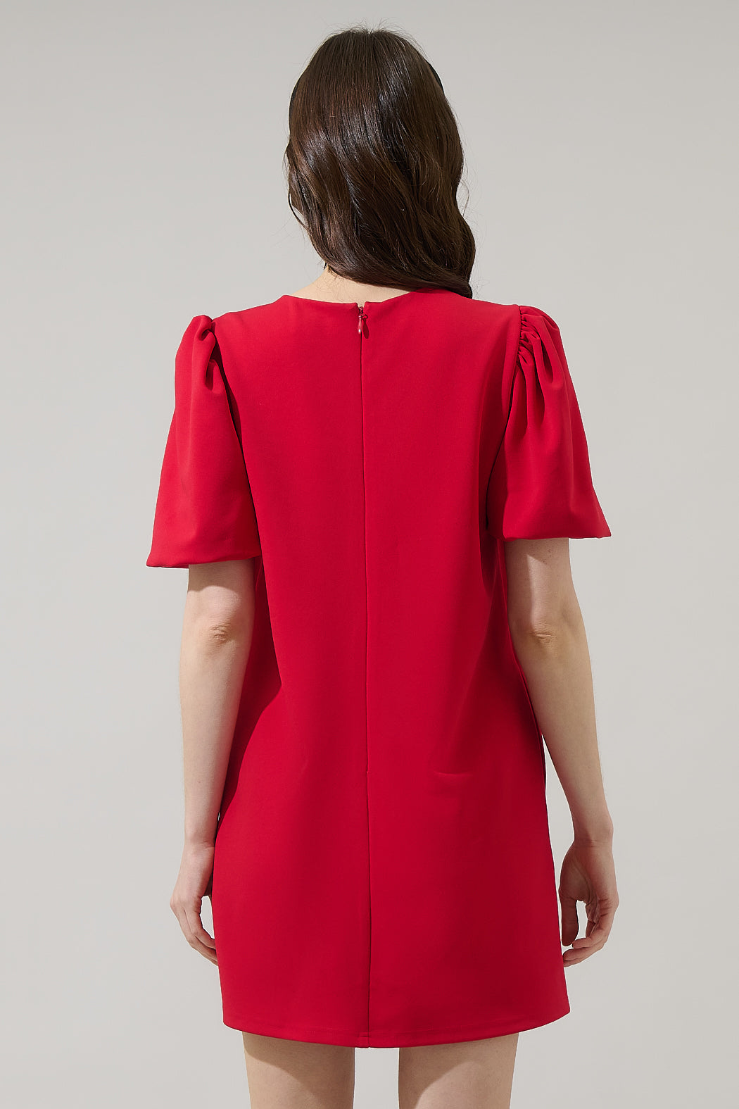 ruby red mini dress Bombshell Swing Dress in Ruby Red MINI