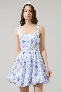 Nia Floral Drea Bubble Mini Dress