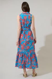 Ripon Floral Cileah Collared Maxi Dress