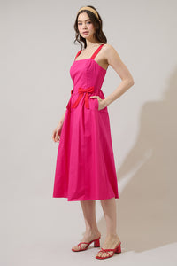 Dennis Bow Midi Dress