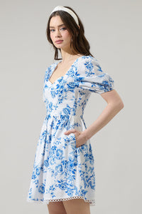 Juba Floral Kaly Mini Dress