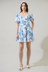 Juba Floral Kaly Mini Dress