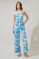Sharron Bloom Jina Smocked Jumpsuit