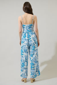 Sharron Bloom Jina Smocked Jumpsuit