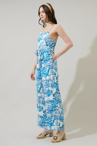 Sharron Bloom Jina Smocked Jumpsuit