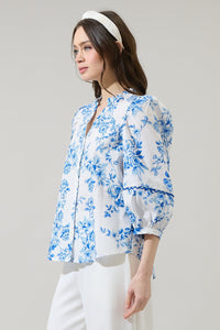 Juba Floral Vale Long Sleeve Top