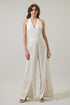 Mora Linen Halter Jumpsuit