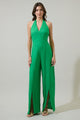 Mora Linen Halter Jumpsuit