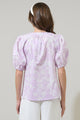 Emme Floral Zuri Smocked Top