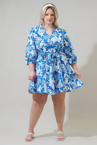 Maci Floral Lody Flare Mini Dress Curve