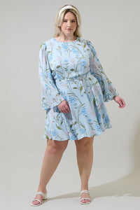 Leida Floral Yara Flare Mini Dress Curve