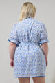 Maisie Floral Miana Button Up Mini Dress Curve