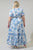 Juba Floral Ordy Smocked Midi Dress Curve