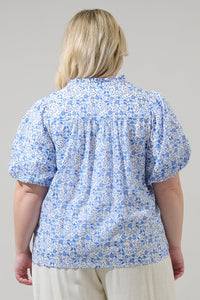 Maisie Floral Idara Button Down Top Curve